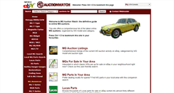 Desktop Screenshot of mgauctionwatch.com